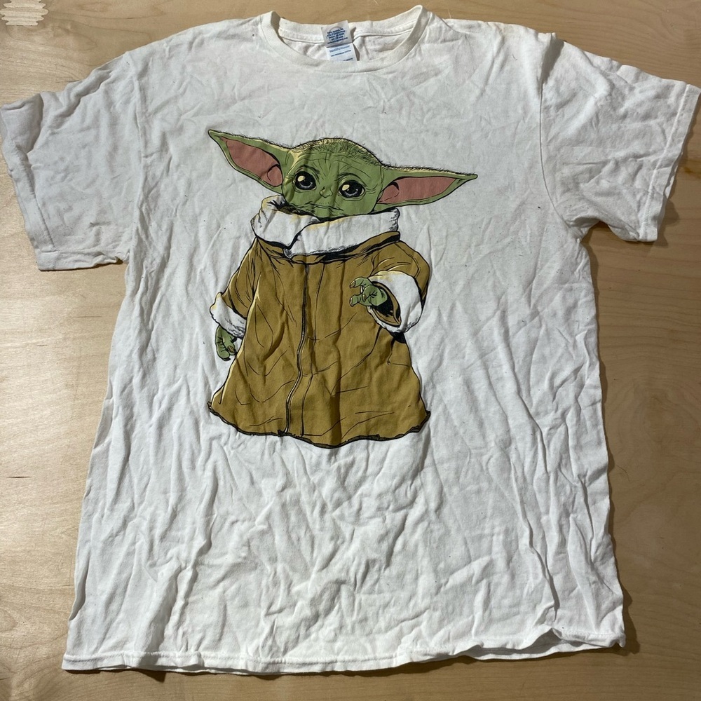 White Star Wars T-Shirt in Delta Tag Large (MM)